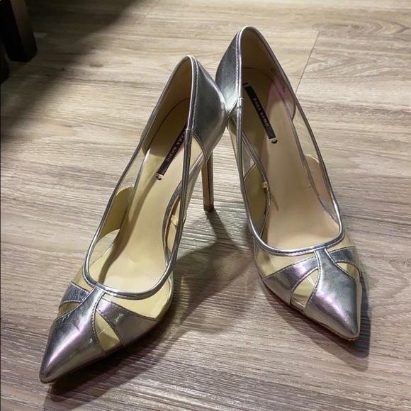 Zara Shoes - Zara Basic Metallic Silver Pumps
